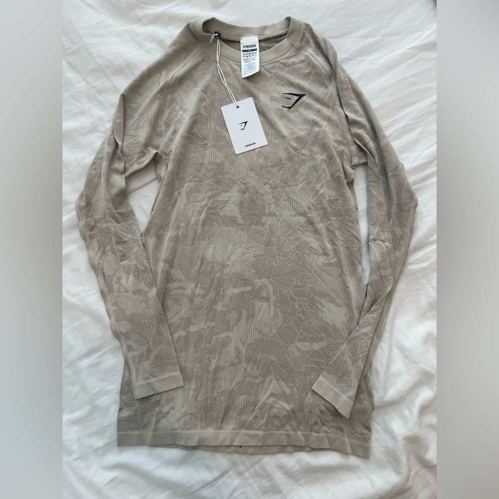 Gymshark Geo Seamless Long Sleeve T-Shirt